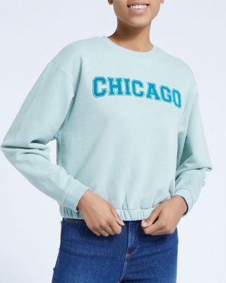 Chicago Cropped Sweatshirt