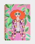 Savida A4 Glitter Print Notebook