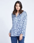 Paul Costelloe Living Studio Print Placket Top