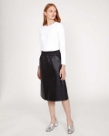 Carolyn Donnelly The Edit Leather Skirt