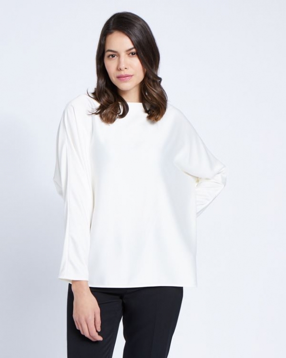 Paul Costelloe Living Studio Ivory Batwing Top