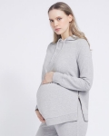 Savida Side Zip Maternity Hoodie