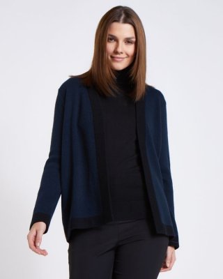 Paul Costelloe Living Studio Navy Lady Cardigan