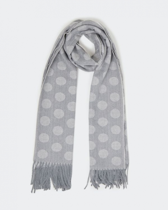 Spot Tassel Scarf