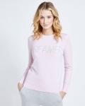 Savida Cashmere Blend Slogan Jumper