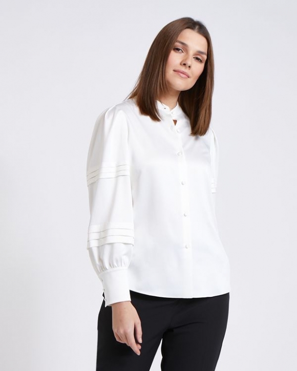 Paul Costelloe Living Studio Pleat Sleeve Blouse