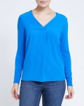 V-Neck Jersey Back Top