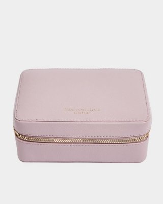 Paul Costelloe Living Studio Blush Leather Jewellery Case