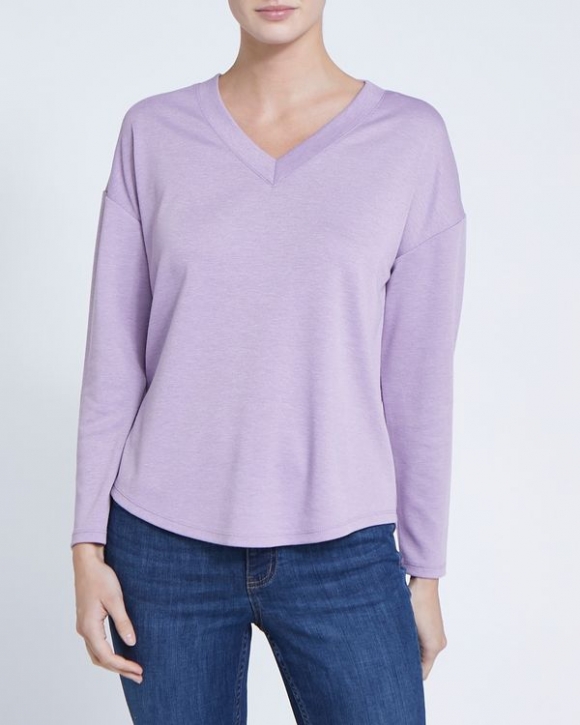 V-Neck Soft Rib Top