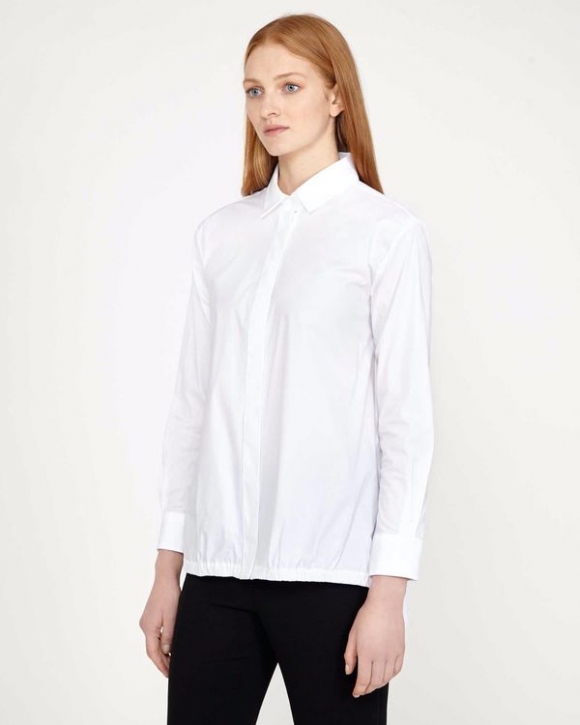 Carolyn Donnelly The Edit Gathered Hem Shirt