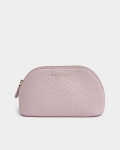 Paul Costelloe Living Studio Blush Leather Small Cosmetic Bag